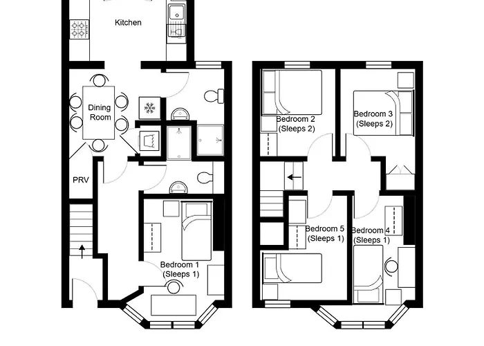 New Groups & Contractor Stays-5Bed-2Bath-Parking-By Fabaccommodation * 布里斯托